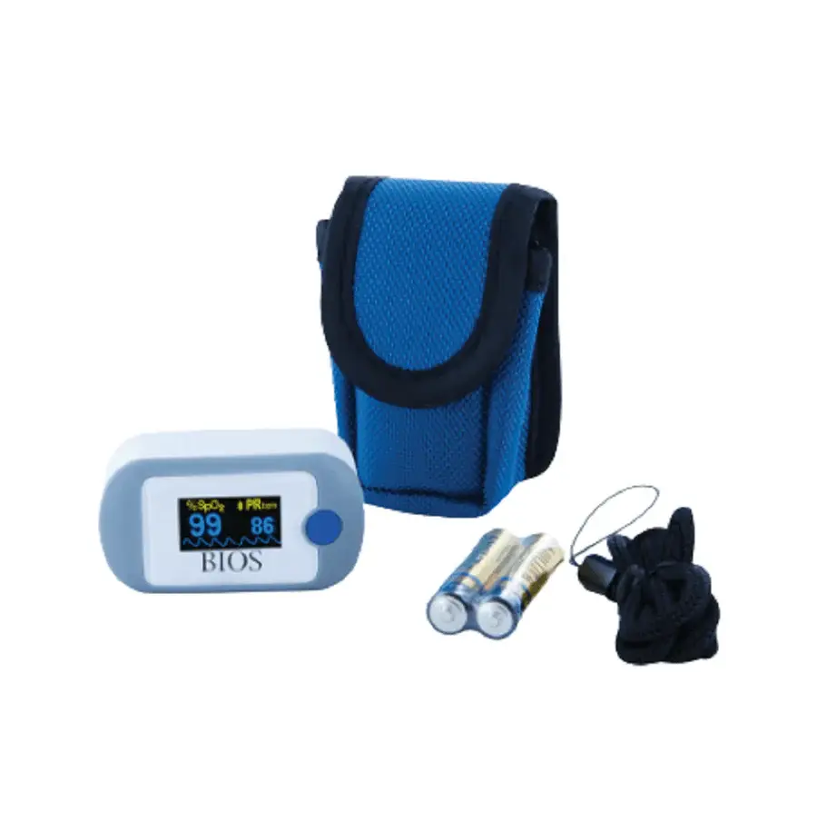BOS-BIOS Bios Fingertip Pulse Oximeter - Blue