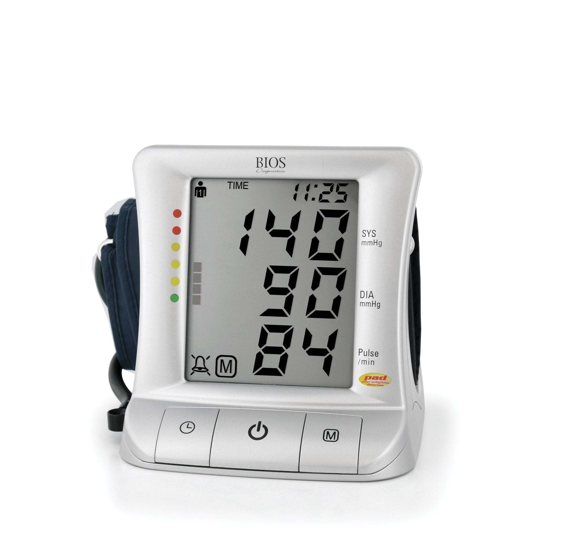 BOS-BIOS Bios Premium Large Screen Blood Pressure Monitor with FREE Wide Range Cuff & Log Book