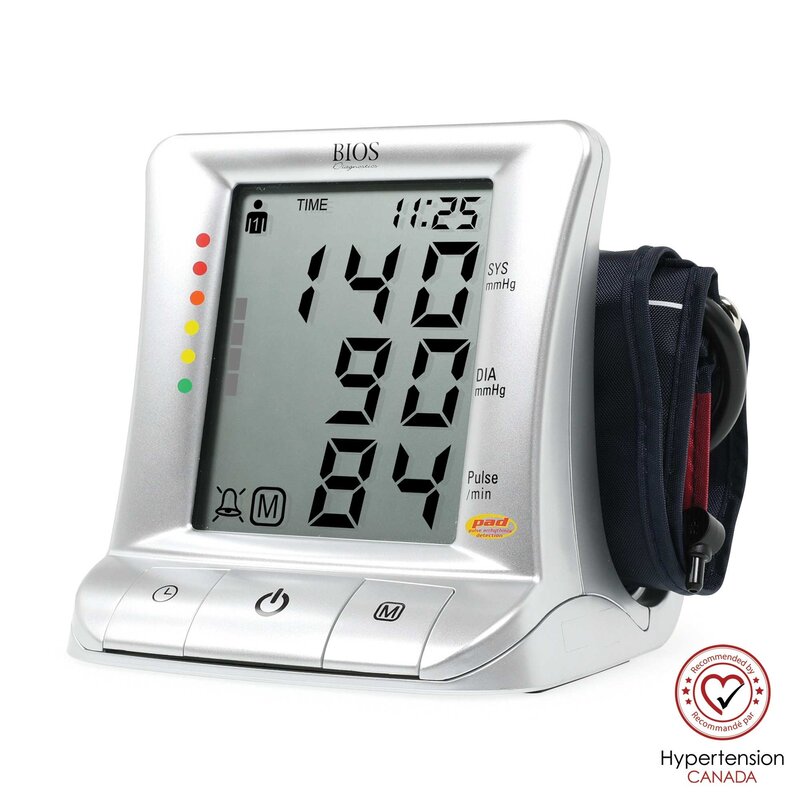 BOS-BIOS Bios Premium Large Screen Blood Pressure Monitor with FREE Wide Range Cuff & Log Book