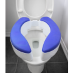 MOBB MOBB-4” Adjustable Raised Toilet Seat  Fits Most Standard & Elongated Toilets