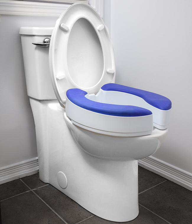 MOBB - MOBB MOBB-4” Adjustable Raised Toilet Seat  Fits Most Standard & Elongated Toilets