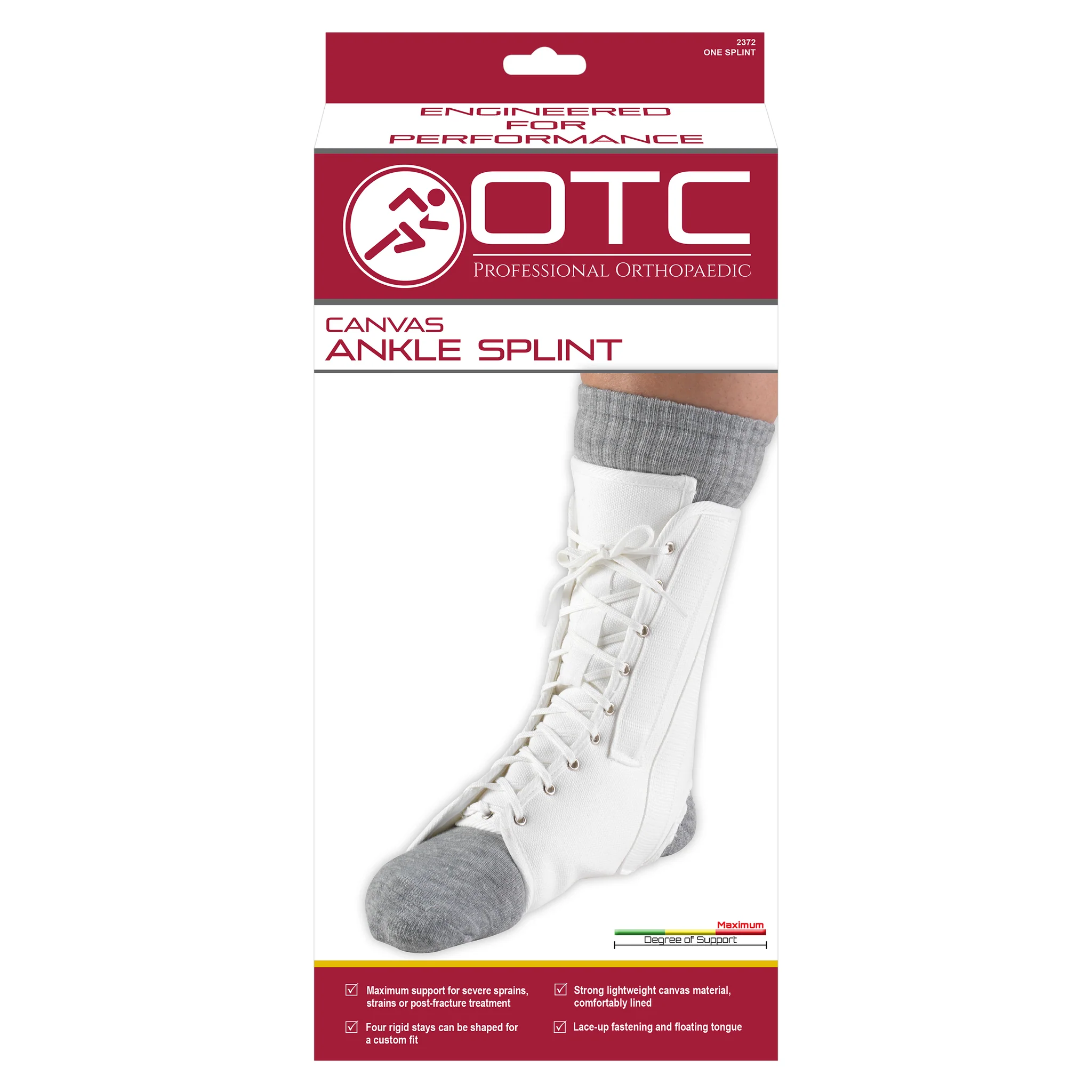 OTC - Airway Surgical Canvas Ankle Splint