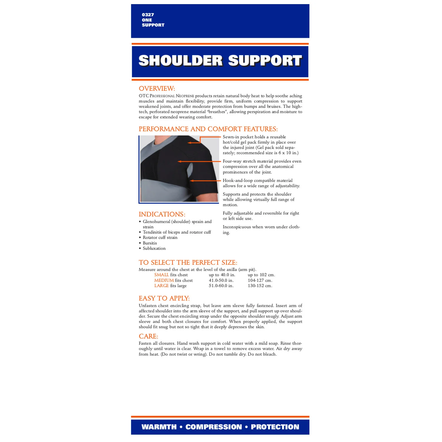 OTC - Airway Surgical Neoprene Shoulder Support