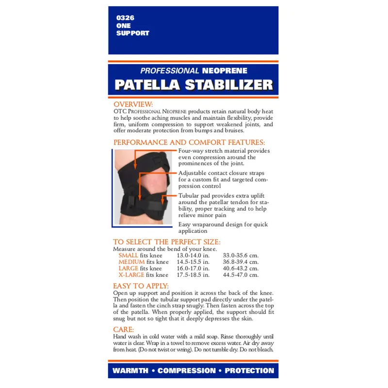 OTC - Airway Surgical Neoprene Pateller Stabilizer