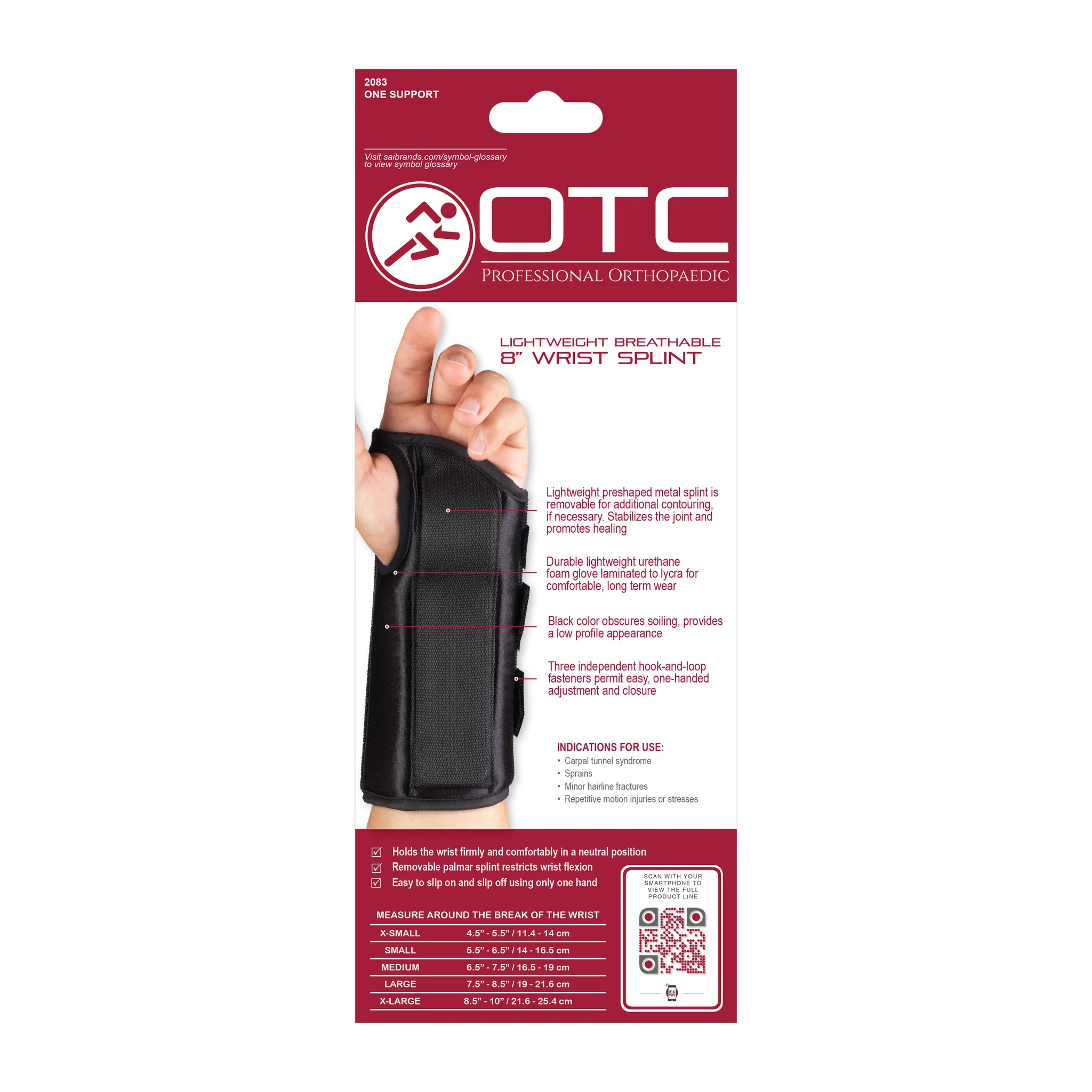 OTC - Airway Surgical 8' Wrist Splint