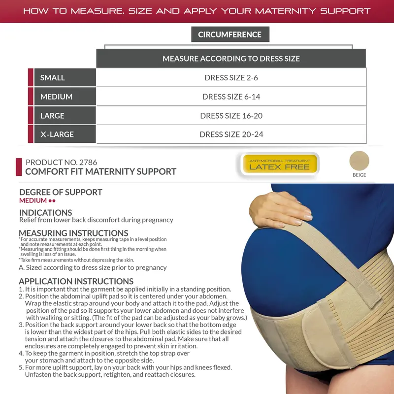 OTC - Airway Surgical Comfort Fit Maternity Support
