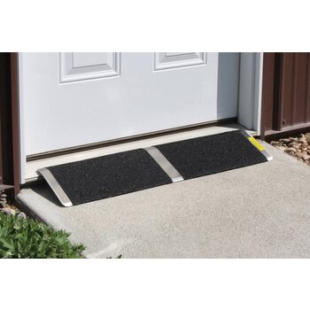 PVI-Prairie View Industries PVI Threshold wheelchair and Scooter Aluminum Anti-Slip Ramp