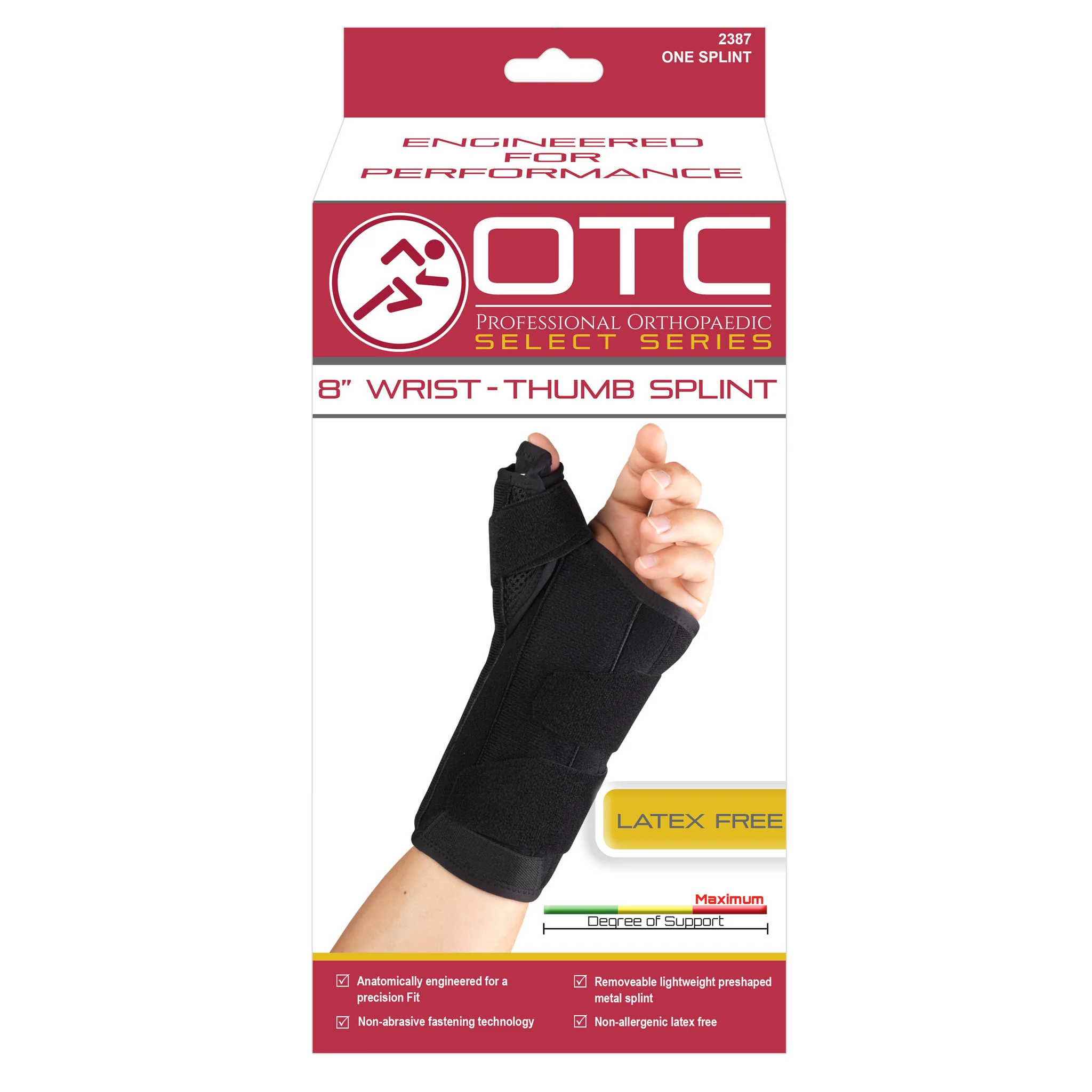 OTC - Airway Surgical Select Series 8" Wrist-Thumb Splint