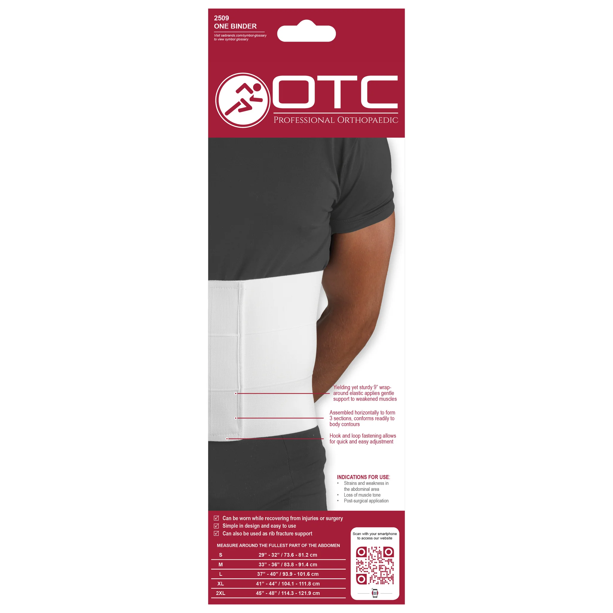 OTC - Airway Surgical Three-Panel Binder For