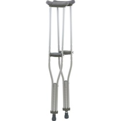 PRB - Probasics PROBASICS High Quality Adult Aluminum Crutches Adjustable 5'2" - 5'10"