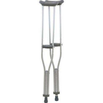 Probasics PROBASICS High Quality Adult Aluminum Crutches Adjustable 5'2" - 5'10"