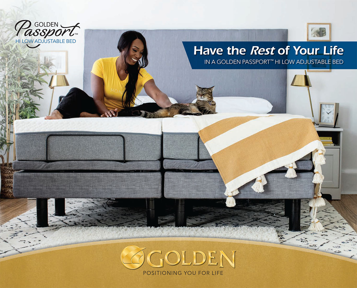 GLD-Golden Harmony Hi-Low Bed Package