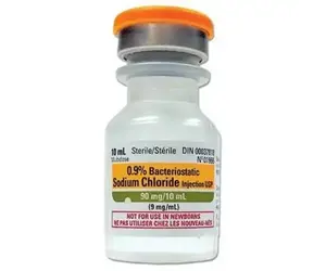 Pfizer Bacteriostatic Sodium Chloride For Injection, 10ml W/ Preservatives 