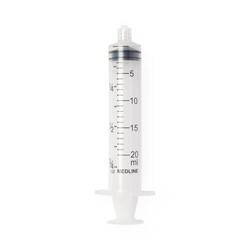 ML-MedLine Medline Syringe Only 20ml Luer Lock Latex-Free Sterile 40/Bx single