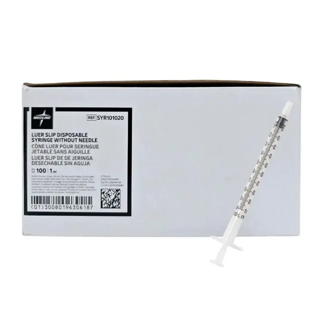 ML-MedLine Medline Sterile Syringe only Luer Lock