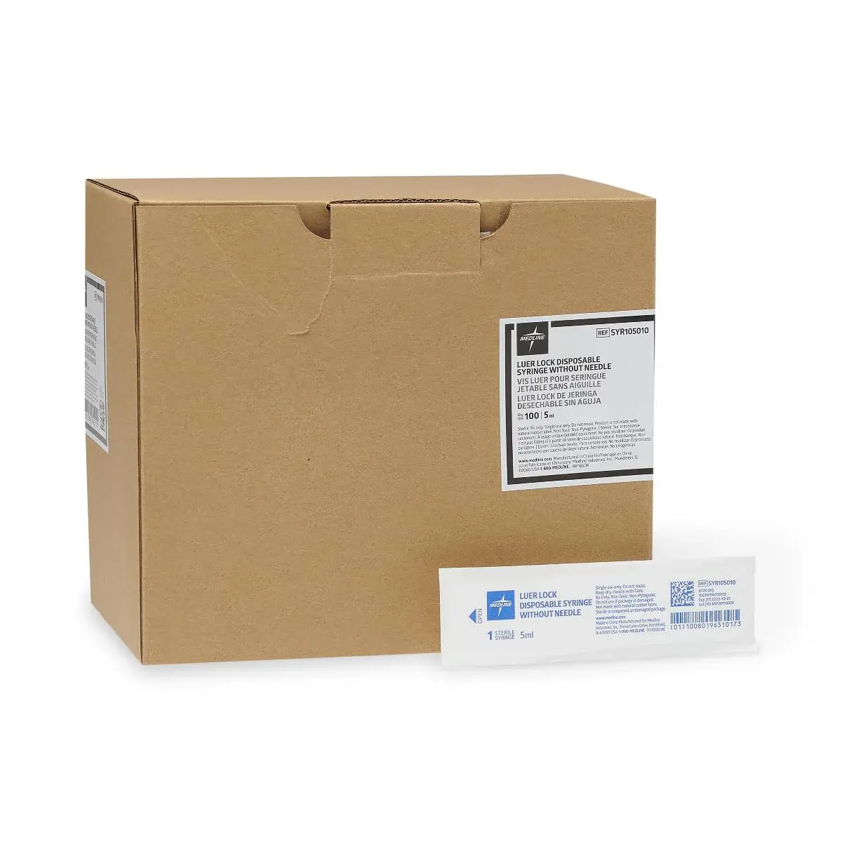 ML-MedLine Medline Sterile Syringe only Luer Lock