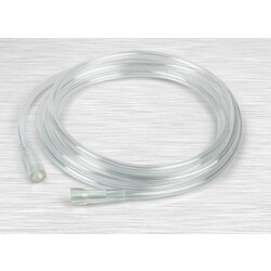 MedLine Oxygen tubing, crush-resistant — 25 ft, standard connectors (case/25)
