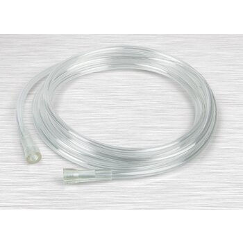MedLine Oxygen tubing, crush-resistant — 25 ft, standard connectors (case/25) single