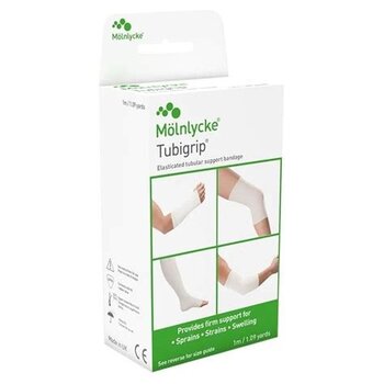 MOL-Molnlycke Molnlycke Tubigrip Tubular Bandage Size E 8.7-9.2cm Roll 1 Meter