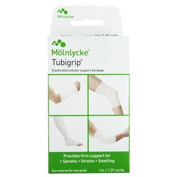 Molnlycke Molnlycke Tubigrip Tubular Bandage Size B 6.0-6.4cm Roll 1 Meter