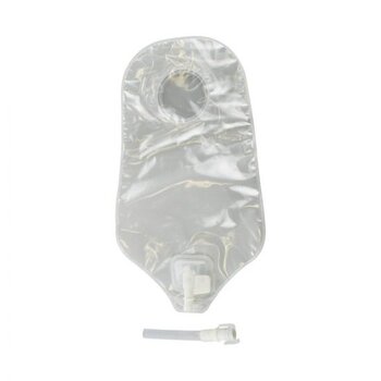 Coloplast Coloplast Natura Urostomy Pouch W/ Accuseal Tap, Transparent, Size 57mm (2 1/4in), 10in Length 10/Bx
