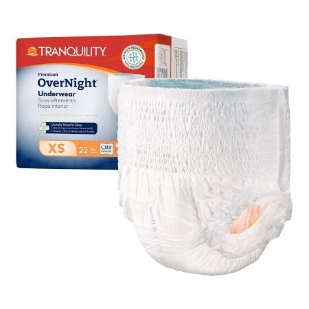 TRQ-Tranquility Tranquility Premium Overnight Underwear Bulk 3 XXXLarge 10/Bg