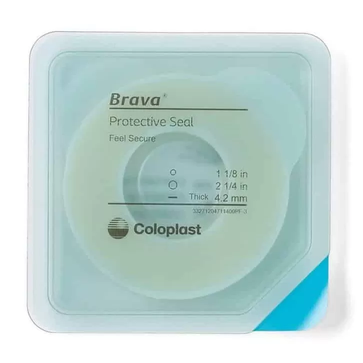 COL-Coloplast Coloplast Brava Wide Adhesive Protective Rings 34mm Id 64mm OD 4.2mm Thick 10/Bx