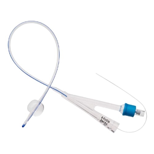 Catheter Foley 2 Way 10fr 3cc 100% Silicone Sterile 10/Bx - Med Supplies