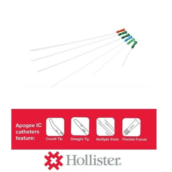 HOL- Hollister Hollister Apogee Intermittent Catheter, Coude Tip, 14fr 16in  Single