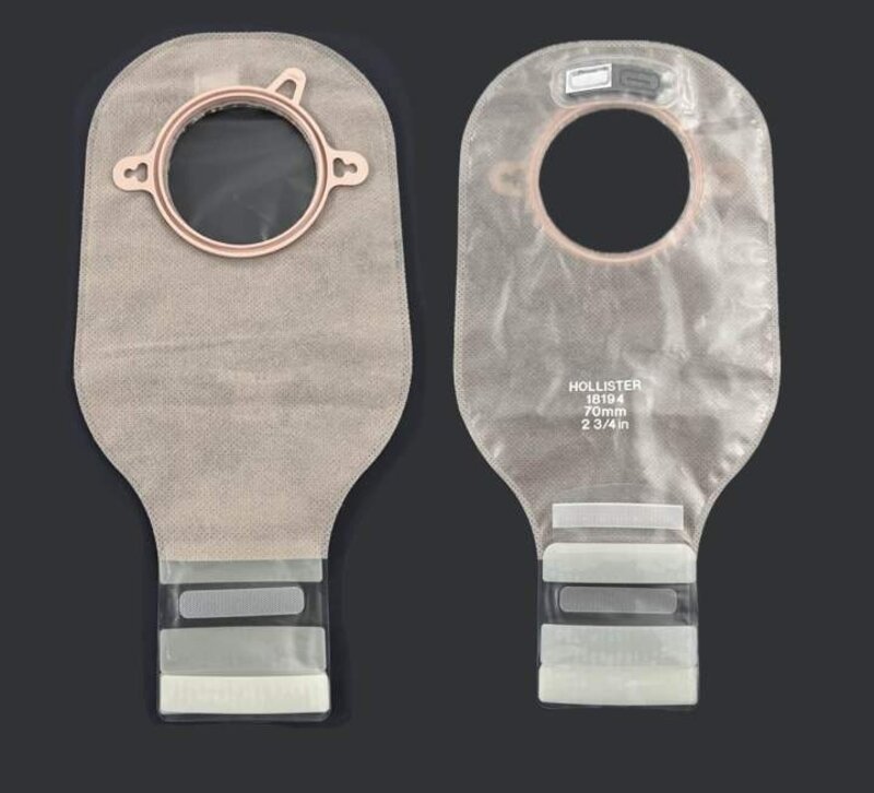 HOL- Hollister Hollister New Image Lock n Roll Drainable Pouch 12" Filter Flange 2 3/4" 10/bx