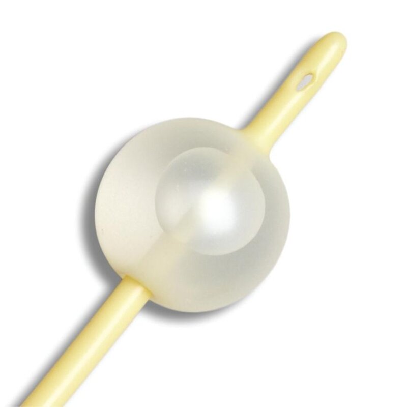 ML-MedLine Medline Silicone Elastomer Coated Foley Catheter 2-Way Size 16Fr 10 cc Sterile Latex Free