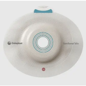 COL-Coloplast Coloplast Sensura Mio 2 Piece Click Barrier, Deep Convex, Cut-To-Fit 15mm - 30mm, Flange Size 50mm 5/Bx