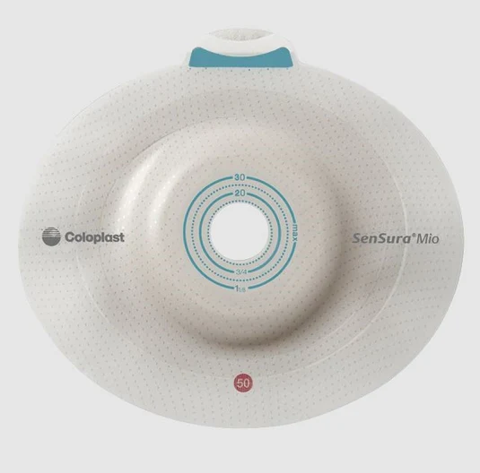 COL-Coloplast Coloplast Sensura Mio 2 Piece Click Barrier, Deep Convex, Cut-To-Fit 15mm - 30mm, Flange Size 50mm 5/Bx