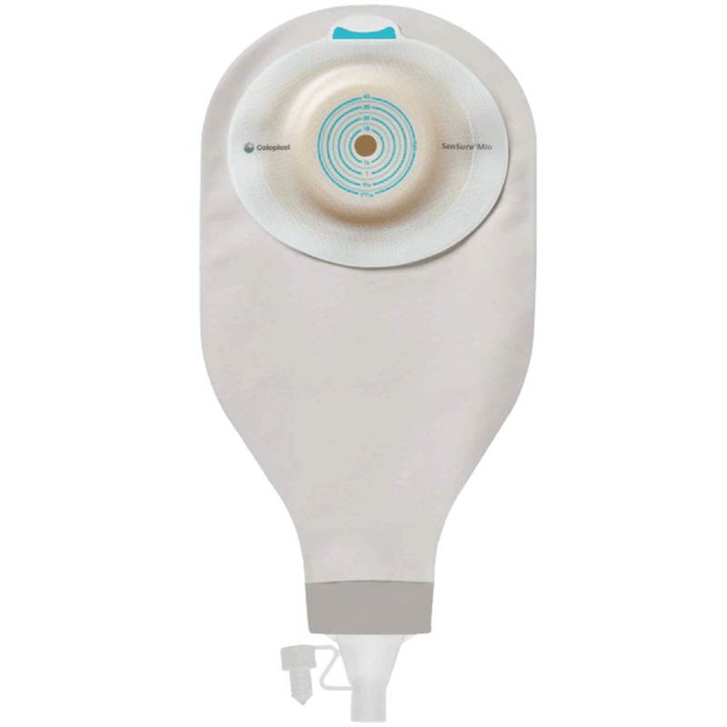 COL-Coloplast Coloplast Sensura® Mio One-Piece Drainable Pouch With Easiclose Wide-Outlet Transparent 11" (28cm) Convex Soft Stoma Opening 3/8" - 2" (10mm - 50mm) 10/bx