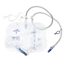 MedLine Medline Urinary Drainage Bag 4000ml W/ Luer-Lock Connection & Anti-Reflux Tower W/ Slide-Tap 20/Bx