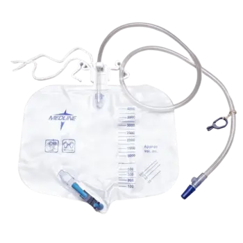 MedLine Medline Urinary Drainage Bag 4000ml W/ Luer-Lock Connection & Anti-Reflux Tower W/ Slide-Tap 20/Bx