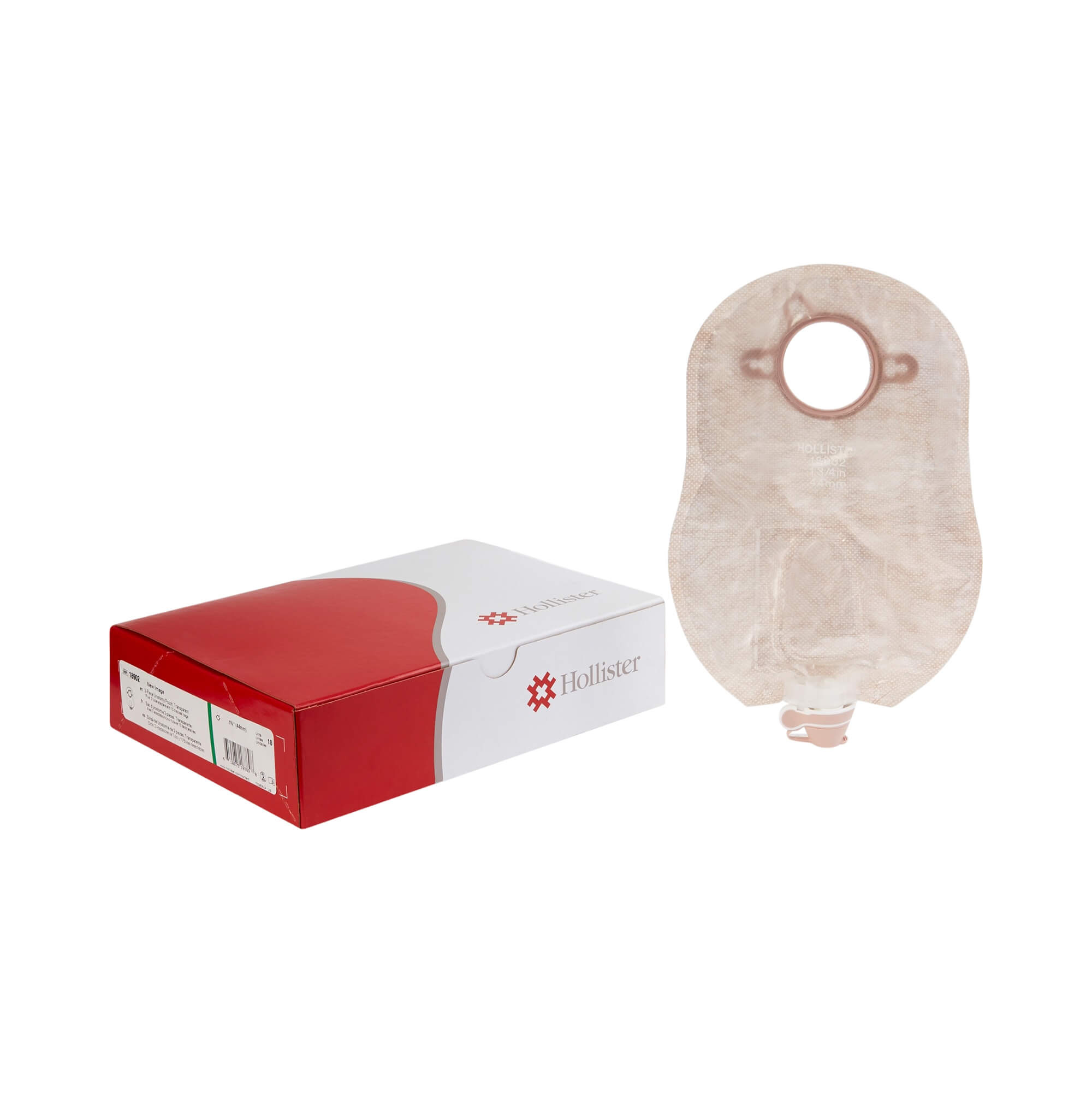 HOL- Hollister Hollister New Image Urostomy 9" Pouch Transparent With Multi-Chamber 1 3/4in (10/bx)
