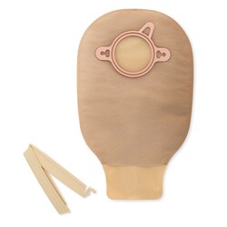 Hollister Hollister 18203 New Image Two-Piece Drainable Mini Pouch Flange 2-1/4" (57mm)  Beige 9" (23cm) 10/Bx