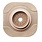 Hollister Hollister New Image Flat CeraPlus Skin Barrier  Cut-to-Fit 1-1/4" Flange 1-3/4" w/Tape Border 5/bx