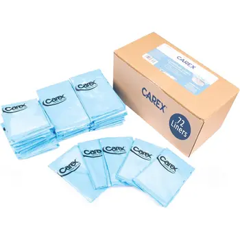 Carex Carex Commode Liners 72/bx Eco Pack