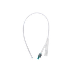 Amsino International Amsure 100% Silicone 2-Way Foley Cath, 14fr 5cc, Reinforced Tip