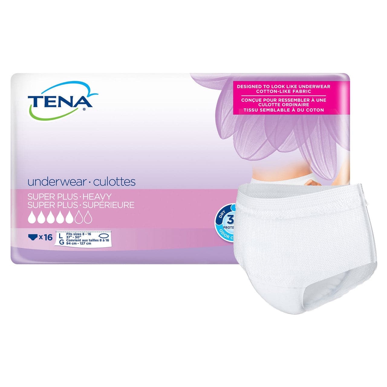 TENA-Tena Tena Stylish Super Plus Heavy Underwear for Women X-Large 14/bg