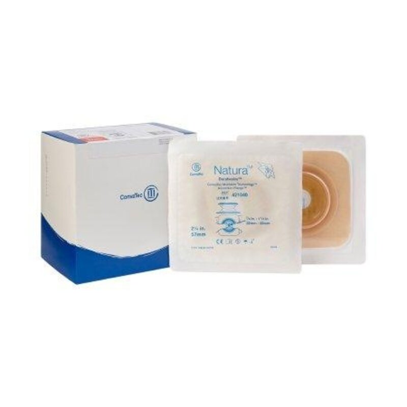CVTC-Convatec Convatec Natura Durahesive Barrier Flange 1-1/2" No Tape Border White 10/Bx