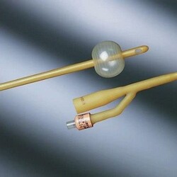 BRD-Bard Bard Lubricath Tiemann 2-Way Med Olive Coupe-Tip Single-Eye Foley Cath 16Fr 5cc