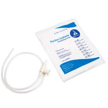 MDR-MED-RX 21in Sterile Straight Suction Catheter W/Control Valve 12Fr