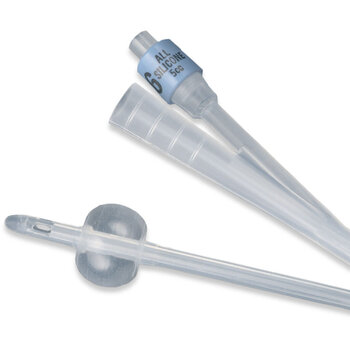 BRD-Bard Bard Foley Cath Silicone 2 Way Bardex 18Fr 5cc