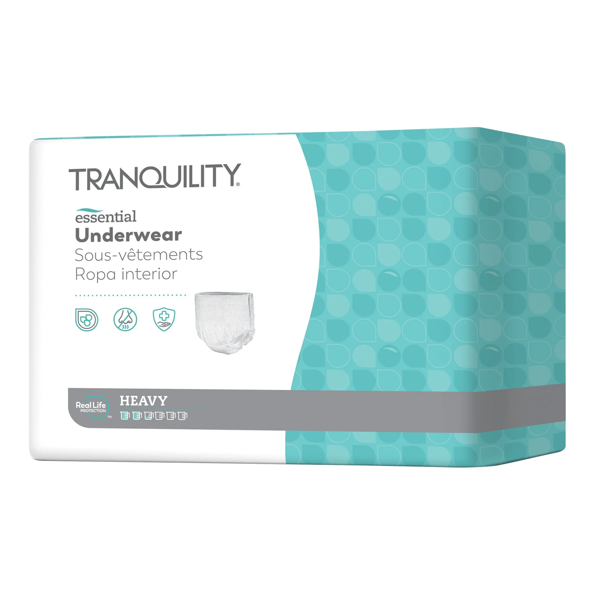TRQ-Tranquility Tranquility Essential Underwear Heavy Extra Small 24/Bg