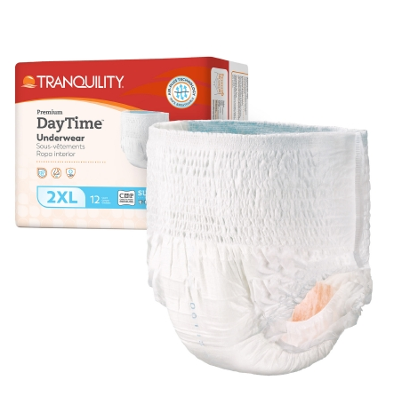 TRQ-Tranquility Tranquility Premium DayTime Underwear  2X Large 12/bg