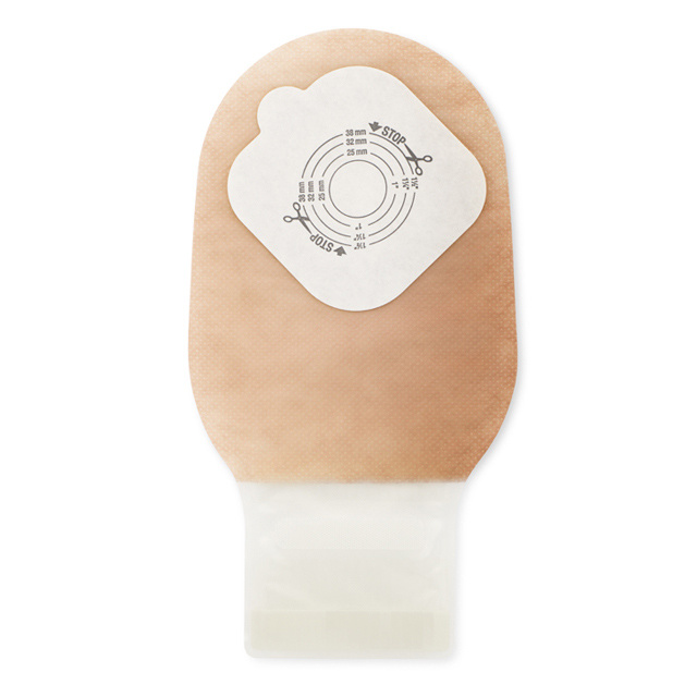 HOL- Hollister Hollister Pouchkins Pediatric One-Piece Softflex Drainable Lock N Roll Closure Cut-To-Fit 1-1/2" X 6-1/2" Transparent Without Tape 10/bx