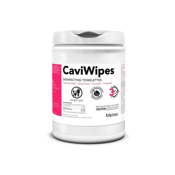 Metrex Caviwipes Disinfecting Towelette, Regular 6in X 6.75in 3 Minute Action 160/Tub